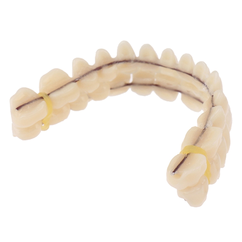Teeth Whitening Mask - Resin Teeth Denture Upper Lower Shade