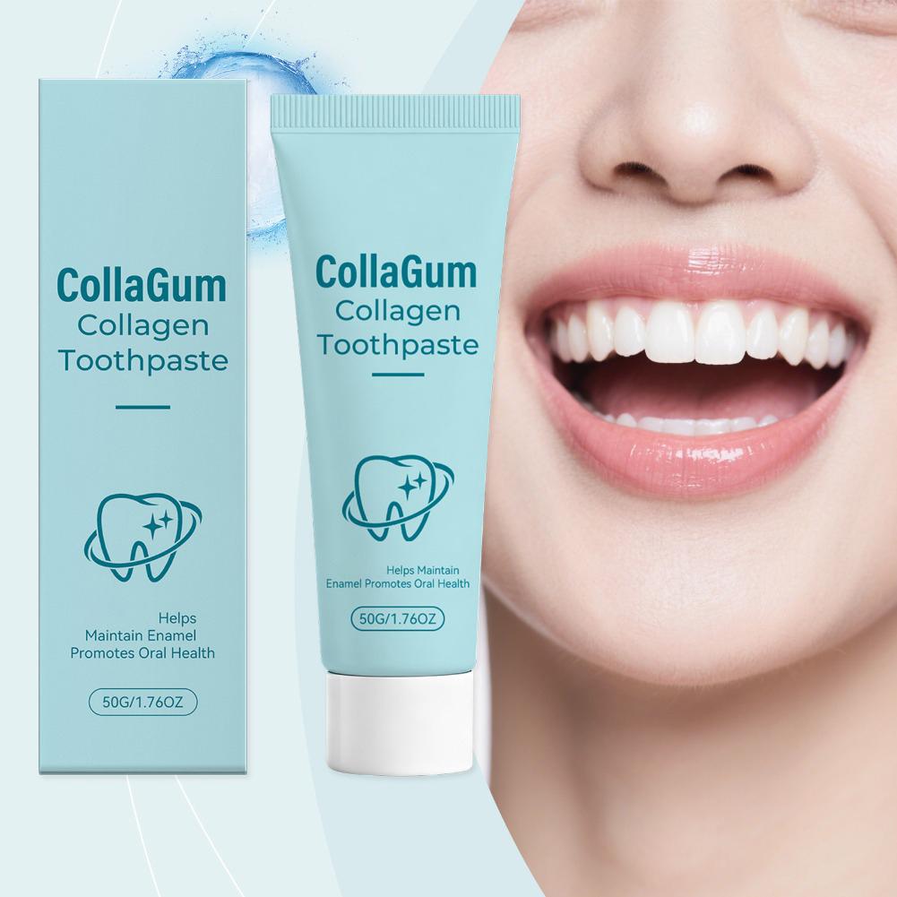 Teeth Whitening Promotion - 50g CollaGum Collagen Toothpaste Whiten Brighten