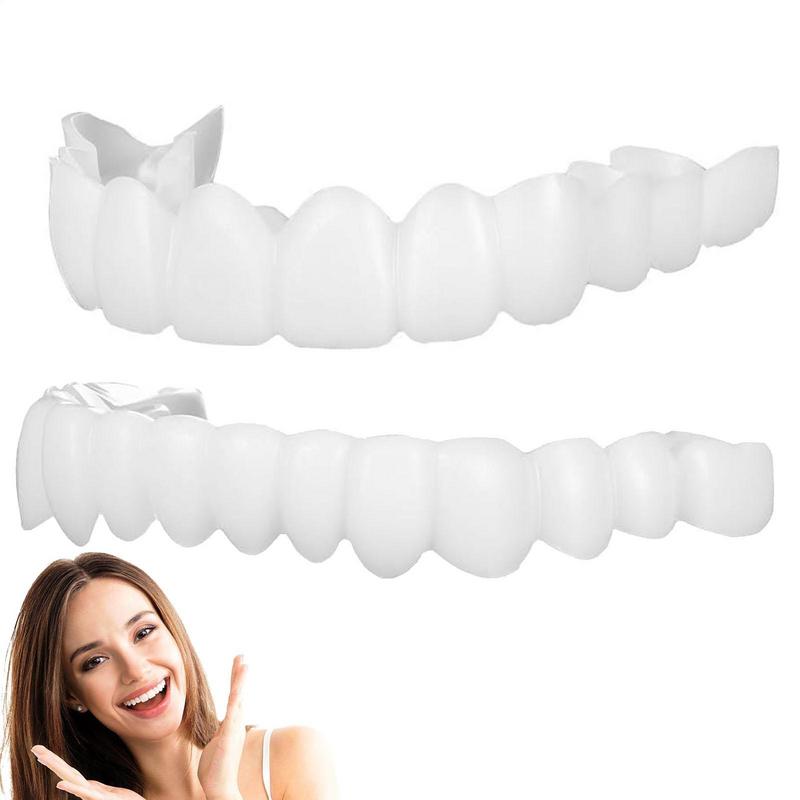Teeth Whitening Instant - Snap On Teeth Veneers Instant Silicone