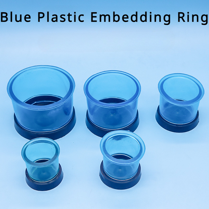 Teeth Whitening Retainer - Dental Laboratory Blue Plastic Embedding Ring