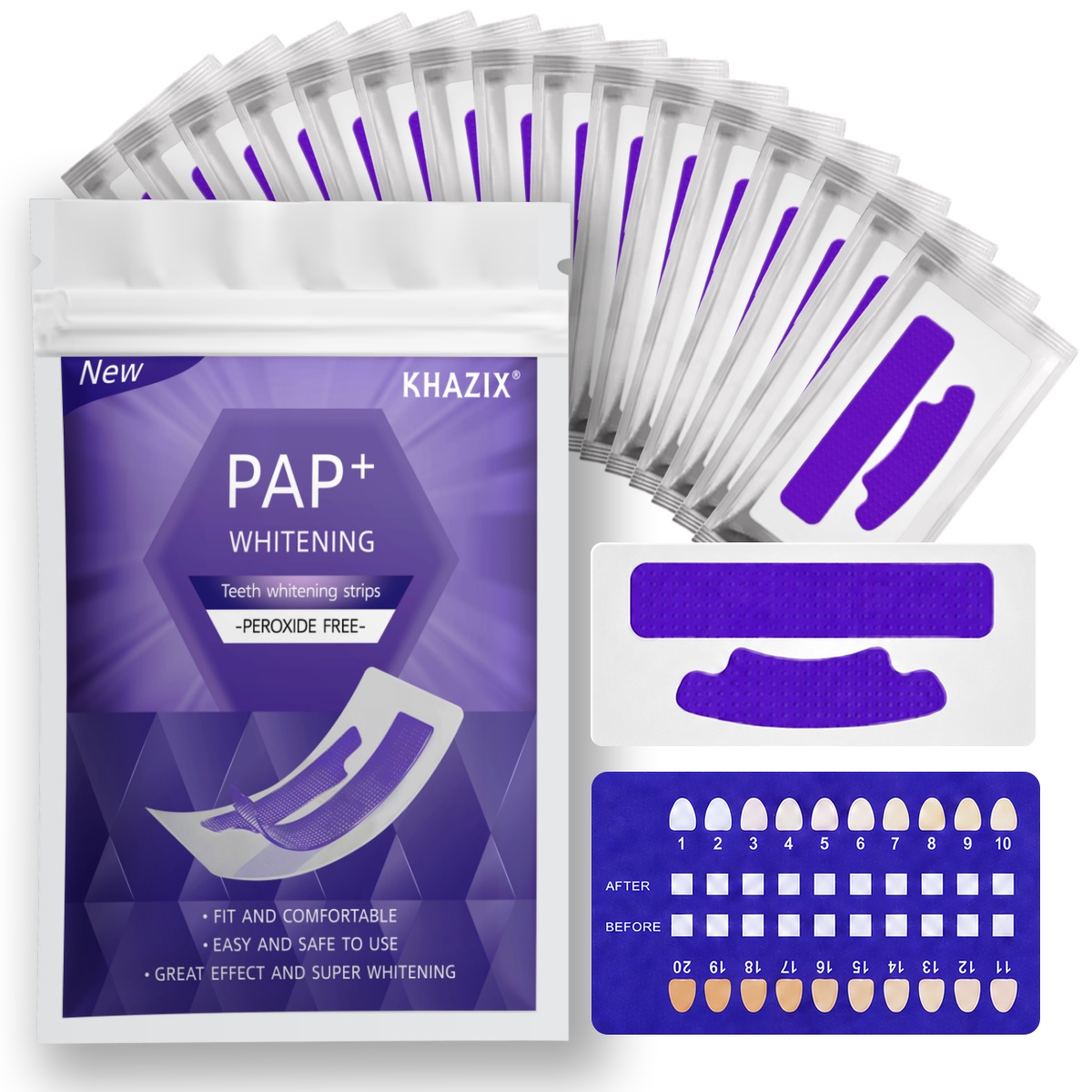 1/7 pairs Teeth Whitening Stri - Teeth Whitening Retainer review and price