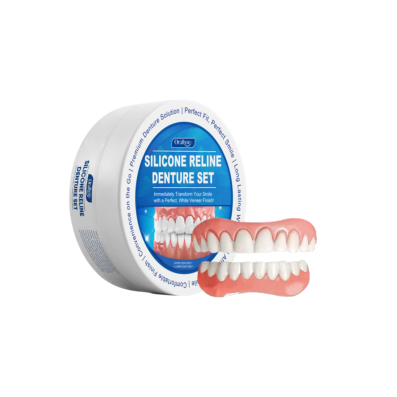 Soft Silicone Dentures Upper a - Teeth Whitening Mask review and price