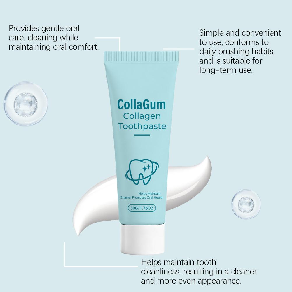 50g CollaGum Collagen Toothpas - Teeth Whitening Promotion review and price