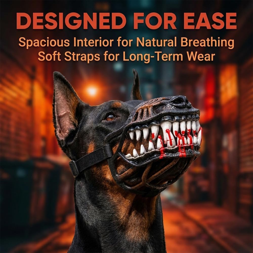 Halloween Hell Hound Monster M - Teeth Whitening Mask review and price