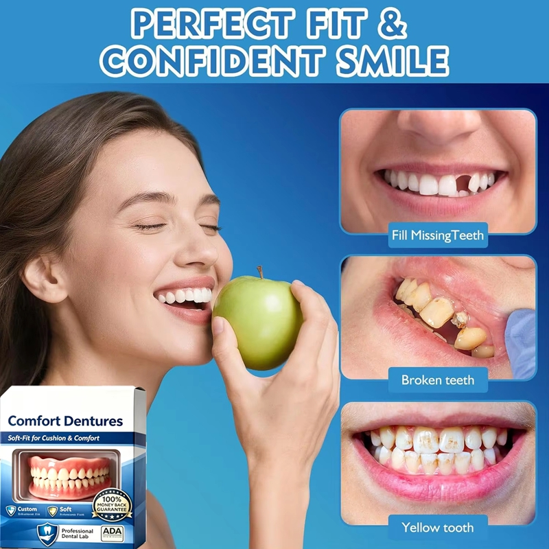 Full Set Silicone Dentures Upp - Teeth Whitening Instant review and price