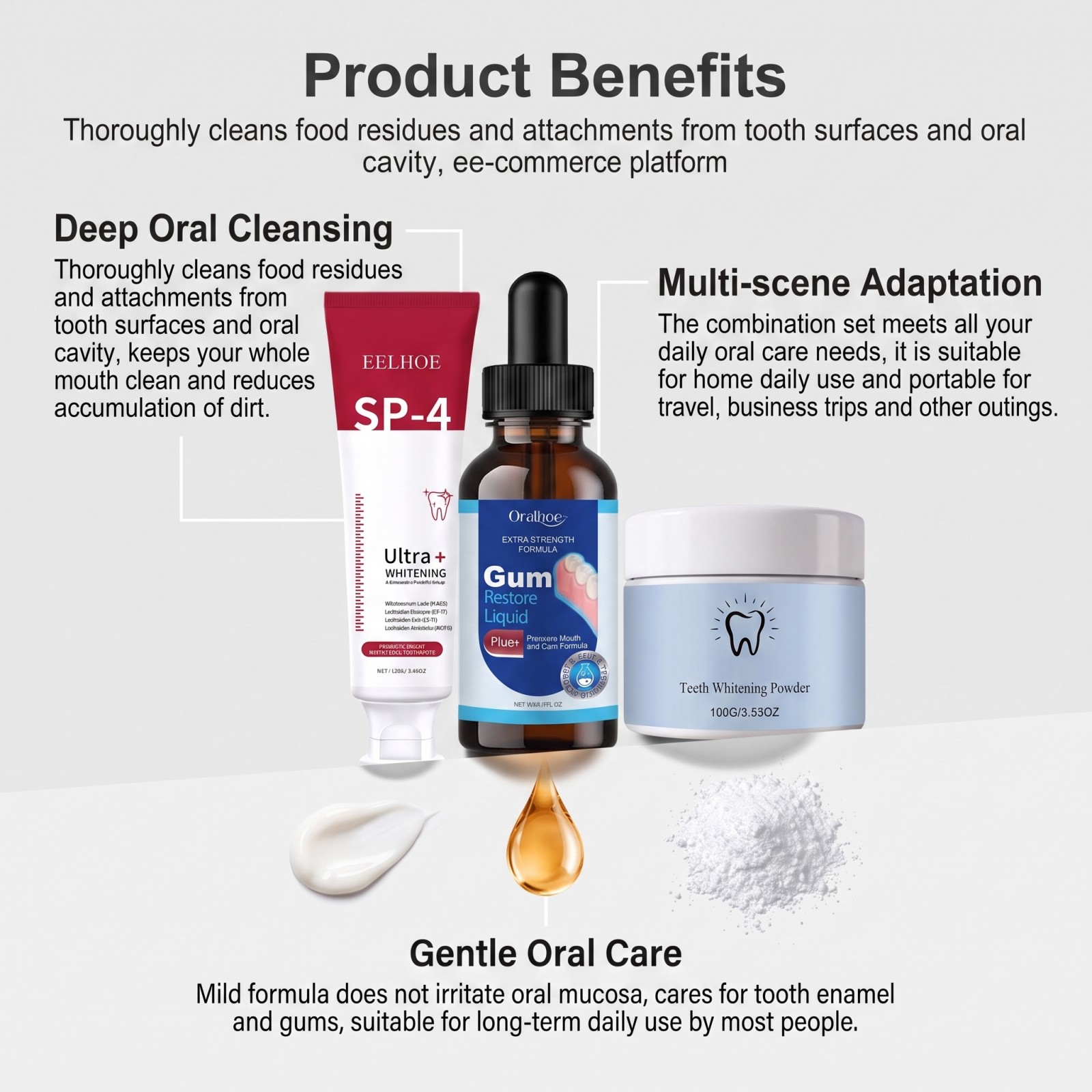 Oral Care Combo Set Whitening  - Teeth Whitening Results review and price