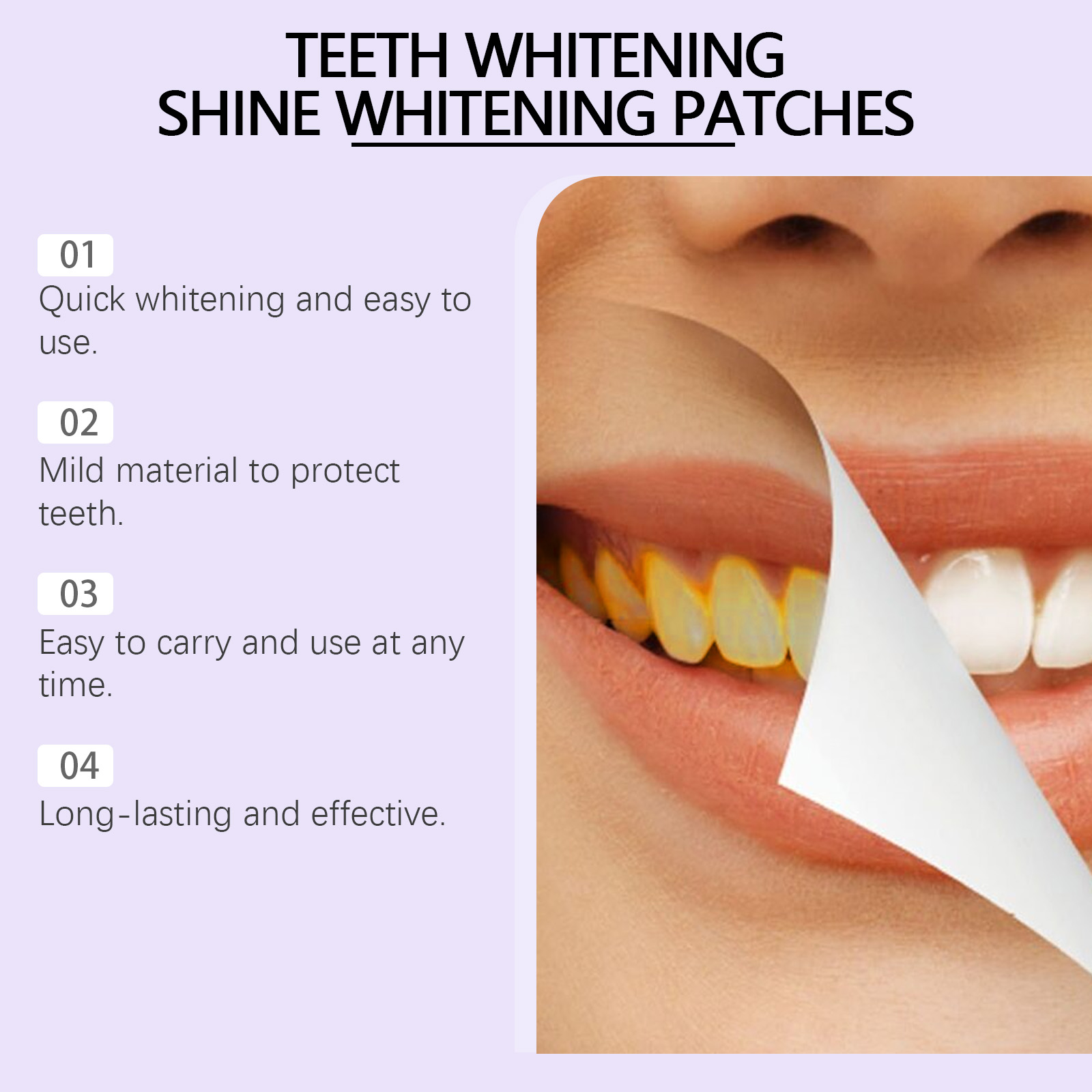 Purple Teeth Whitening Strips  - Teeth Whitening Retainer review and price