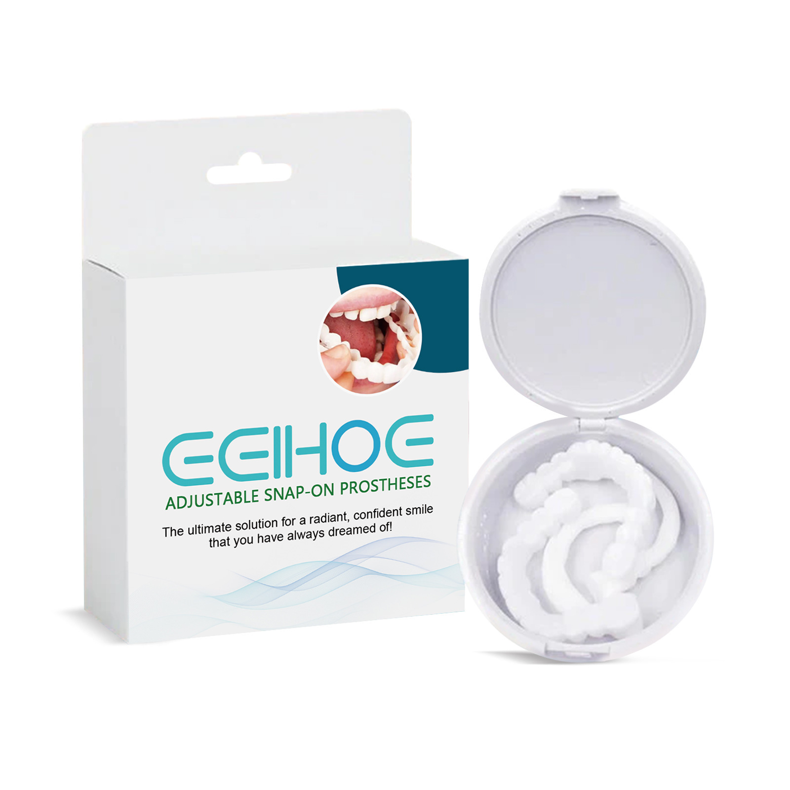 ​EELHOE Veneers Teeth Snap on  - Teeth Whitening Mask review and price
