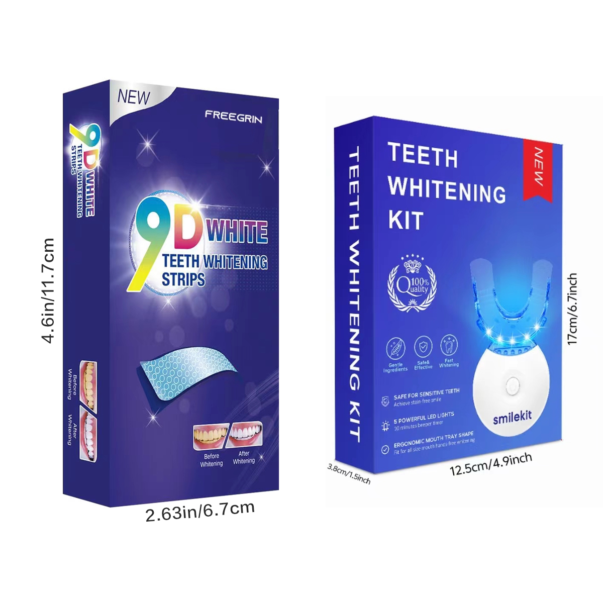 Teeth Whitening Kit - 5X LED L - Teeth Whitening Retainer review and price