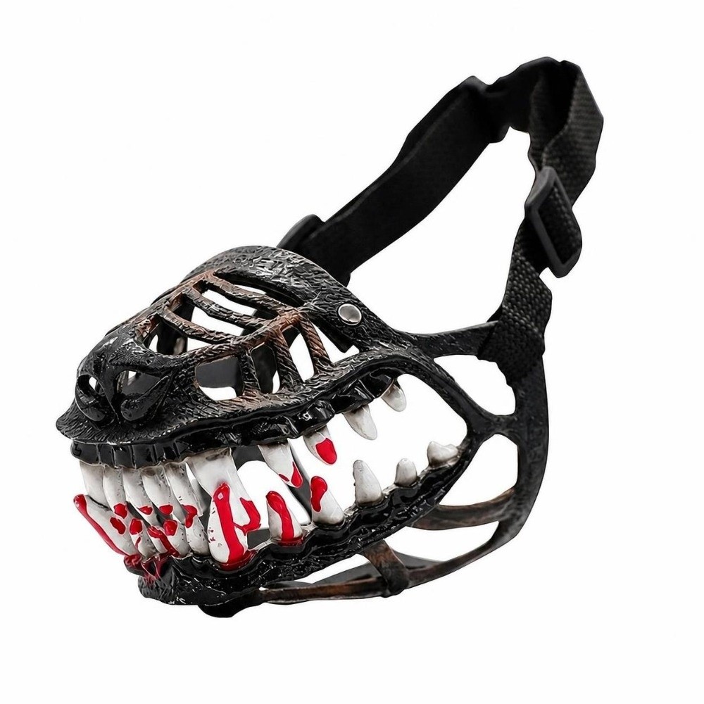Spooky Latex Scary Dog Muzzle  - Teeth Whitening Mask review and price