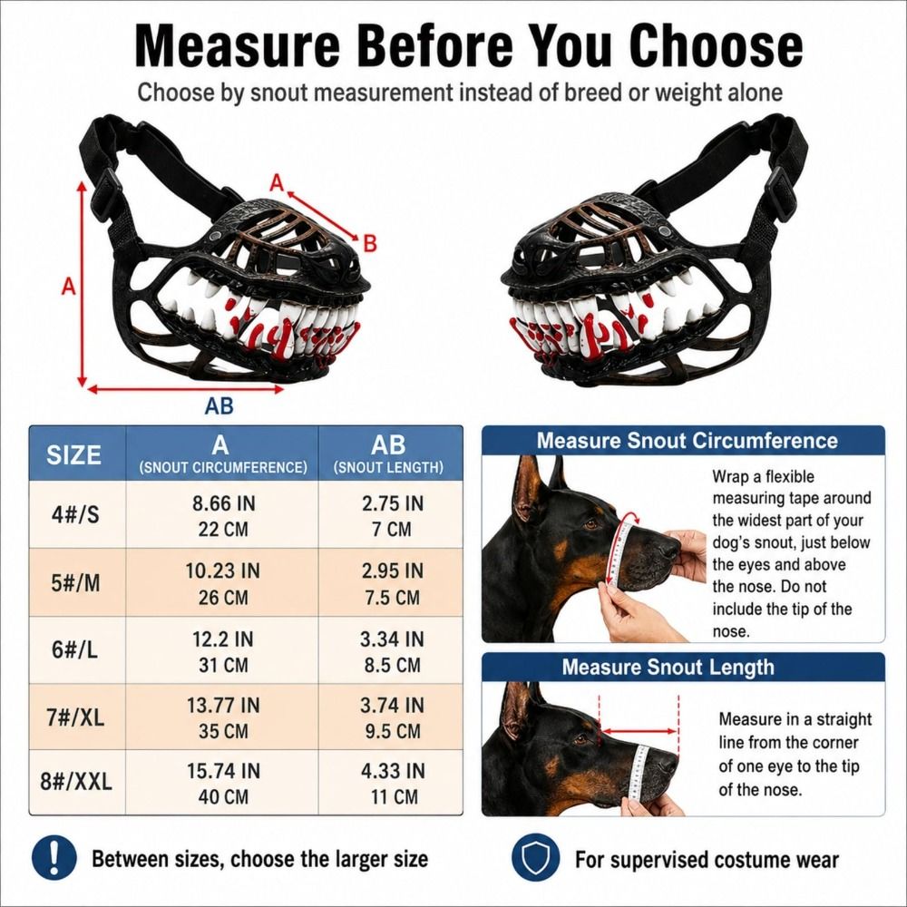 Spooky Latex Scary Dog Muzzle  - Teeth Whitening Mask review and price