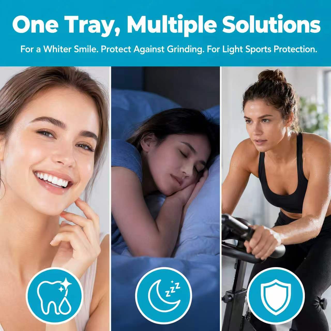 2/4/10Pc Silicone Mouth Guard  - Teeth Whitening Retainer review and price