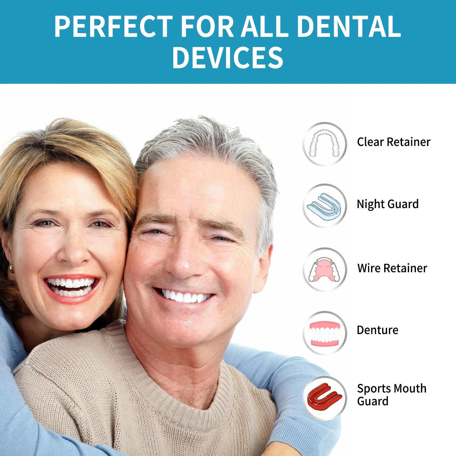 Aligner Denture Cleaner Foam D - Teeth Whitening Retainer review and price