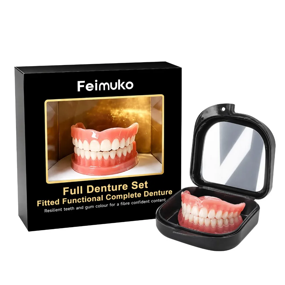 Full Set Dentures Fake Teeth B - Teeth Whitening Instant review and price