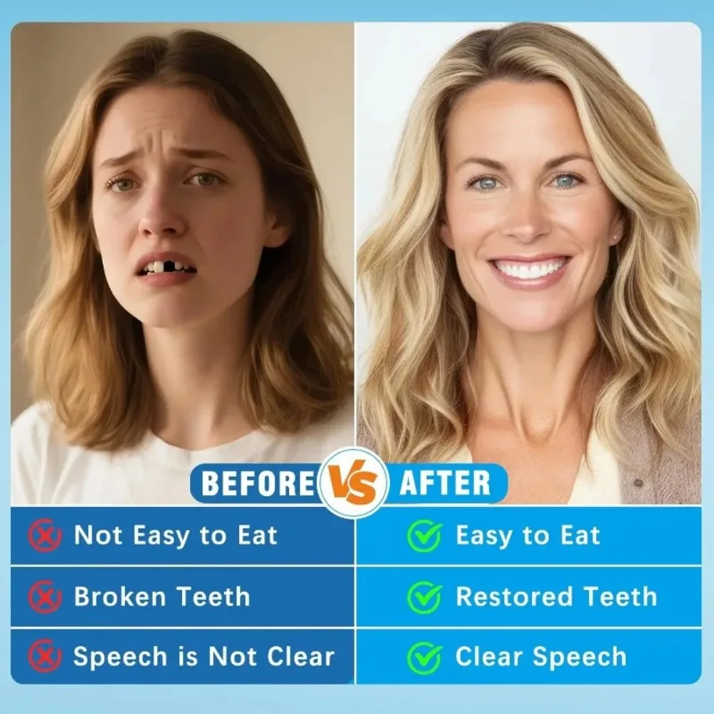 Full Set Dentures Fake Teeth B - Teeth Whitening Instant review and price