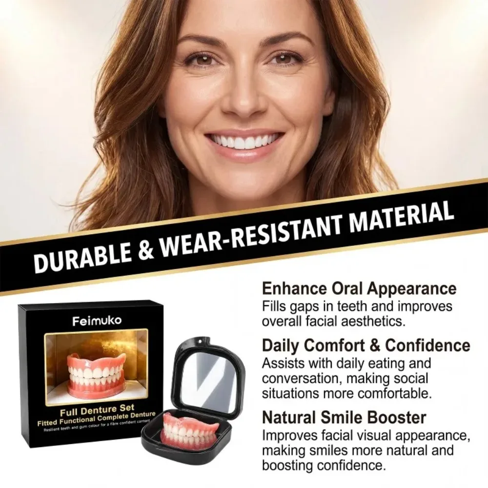 Full Set Dentures Fake Teeth B - Teeth Whitening Instant review and price