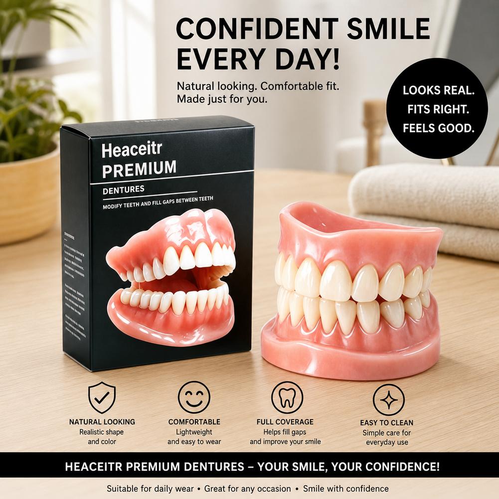Adult Silicone Dentures Full S - Teeth Whitening Instant review and price