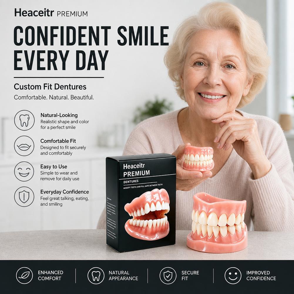 Adult Silicone Dentures Full S - Teeth Whitening Instant review and price