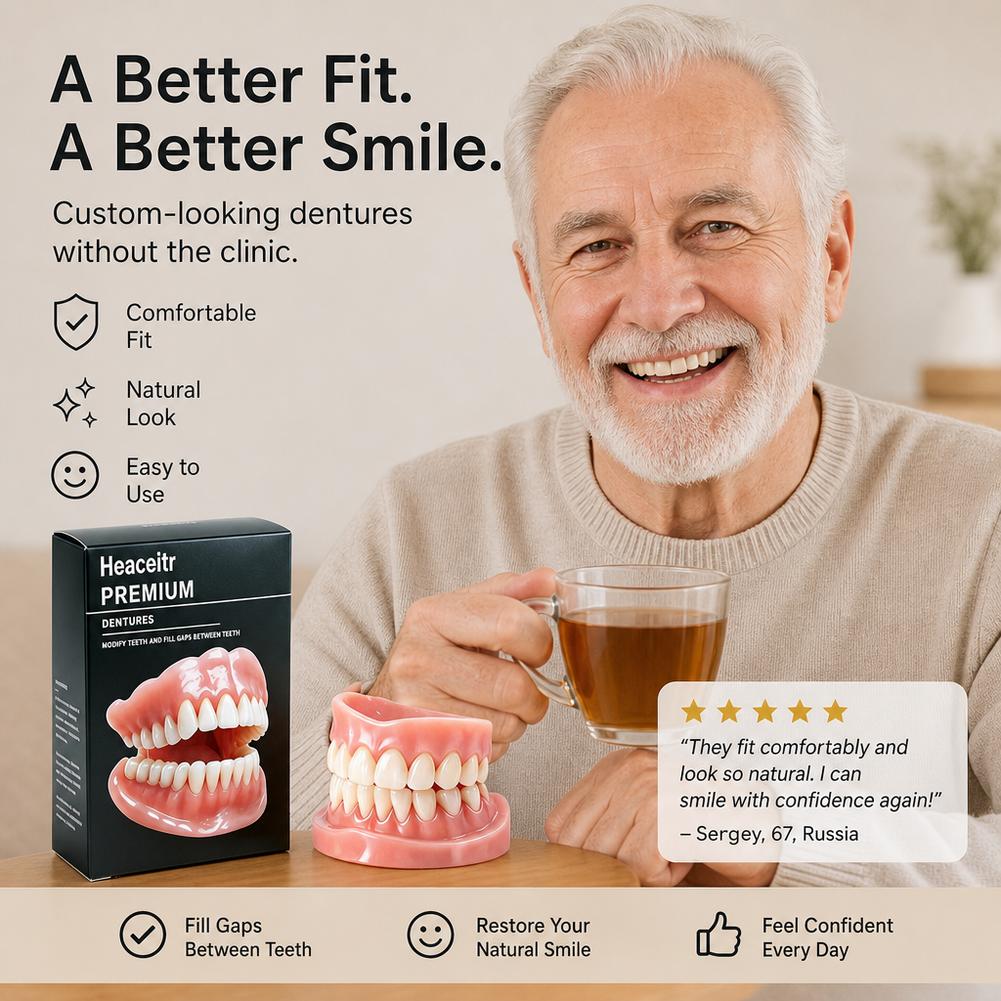 Adult Silicone Dentures Full S - Teeth Whitening Instant review and price