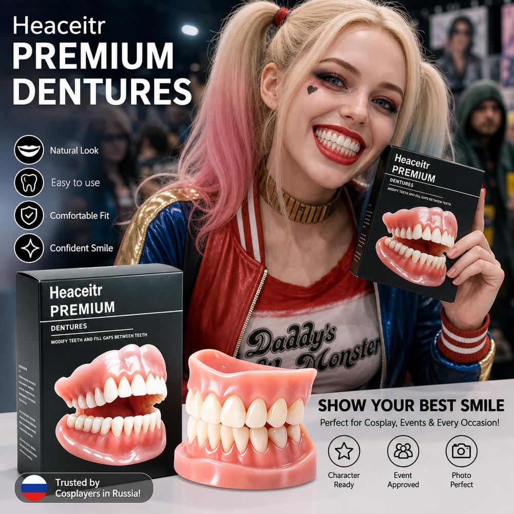 Adult Silicone Dentures Full S - Teeth Whitening Instant review and price