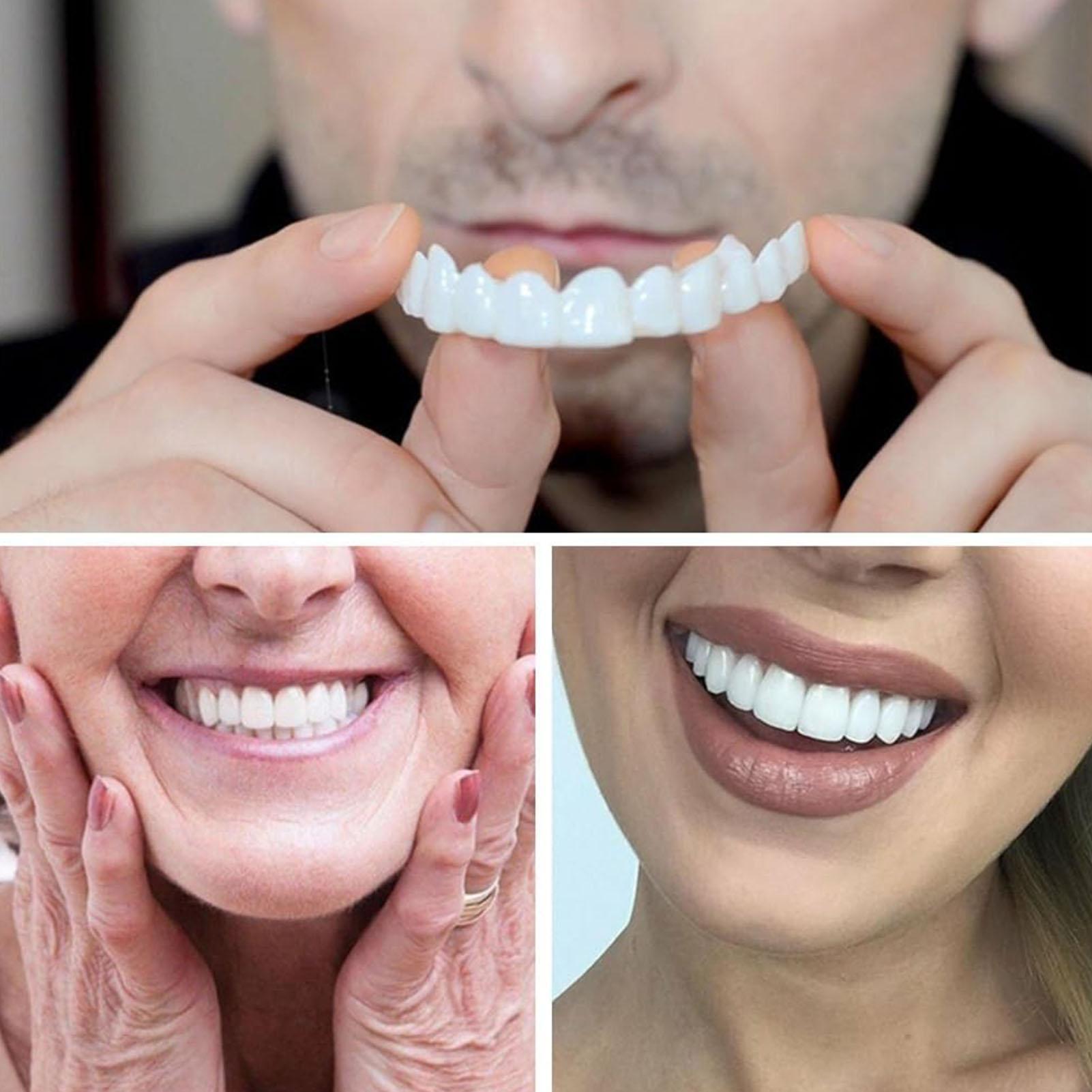2pcs Men Women Temporary Teeth - Teeth Whitening Mask review and price